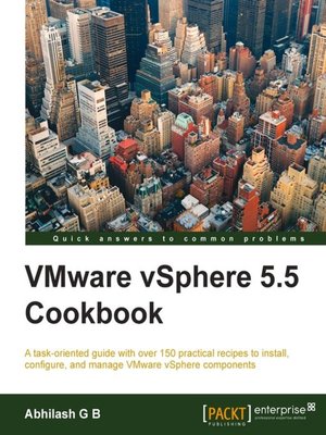 cover image of VMware vSphere 5.5 Cookbook